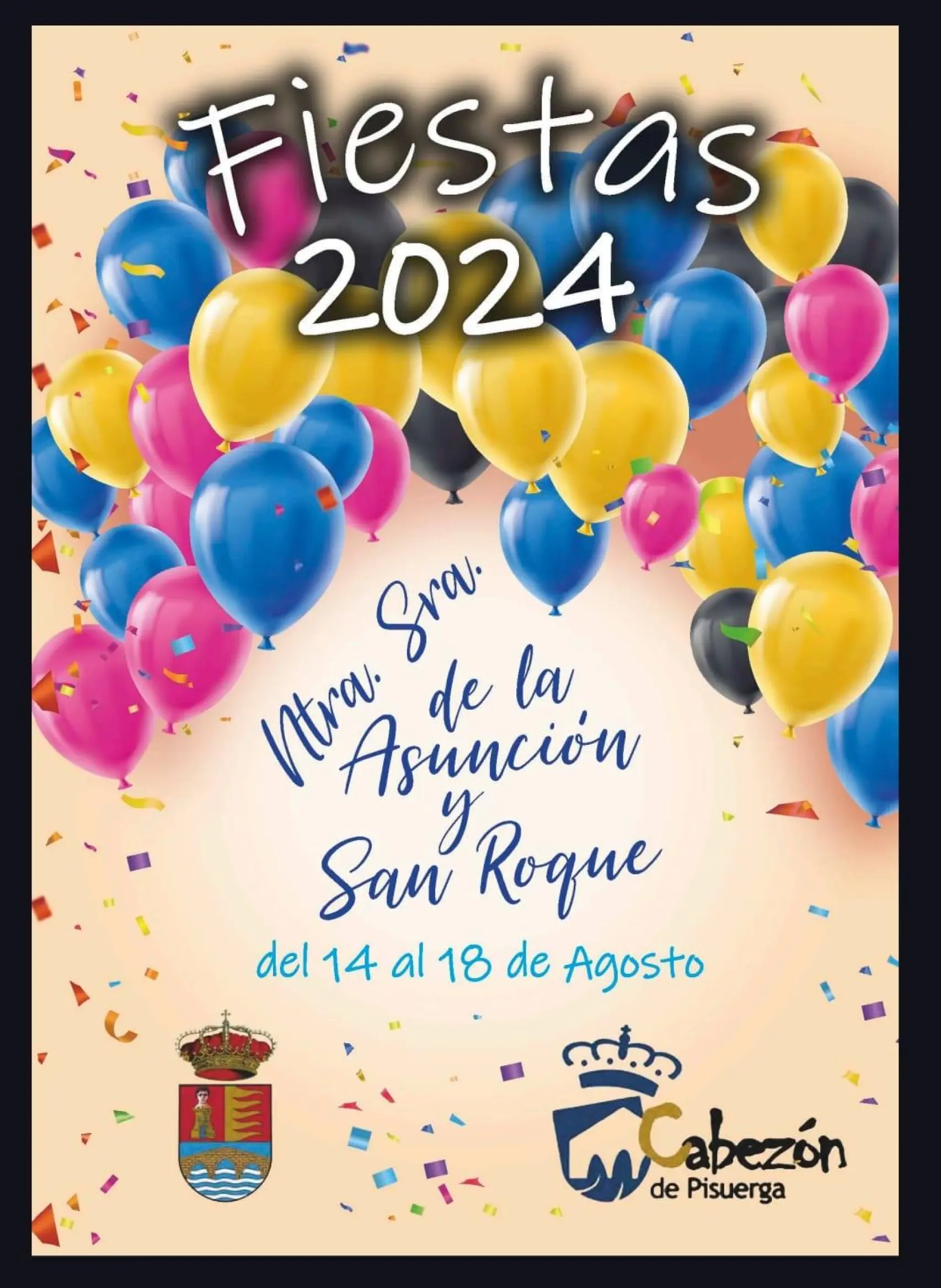 Fiestas patronales en honor a Nuestra Señora de la Asunción y San Roque 2024 Cabezón de Pisuerga